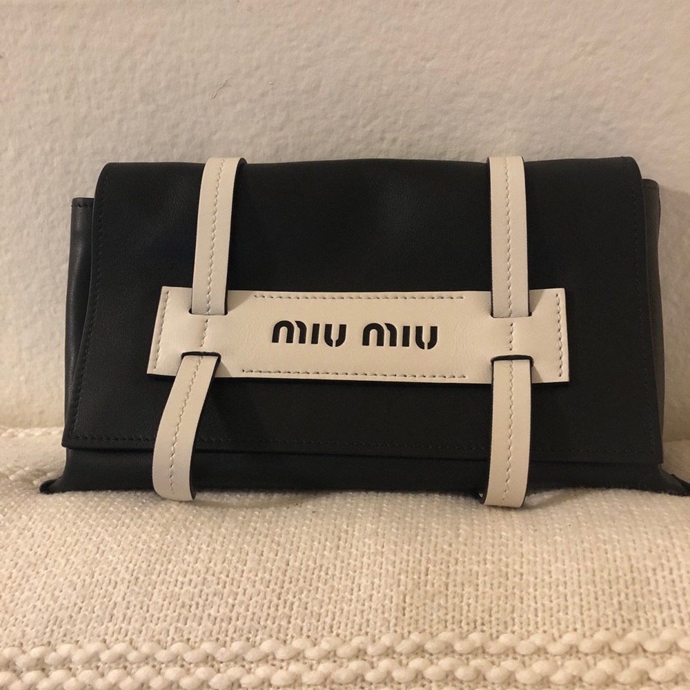Miu Miu Grace Calfskin Shoulder Bag